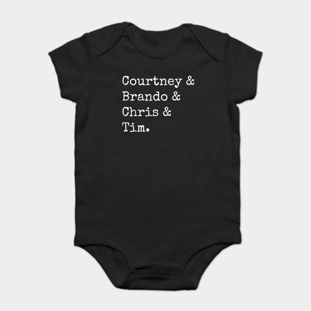 The Courtney Show Baby Bodysuit by Litehouse Tees